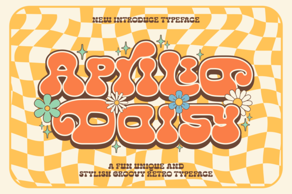 Aprilia Daisy: A Playful Retro Font for Creative Projects
