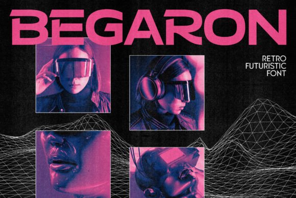 Begaron: Integrating Retro-Futuristic Typography into Modern Design Workflows