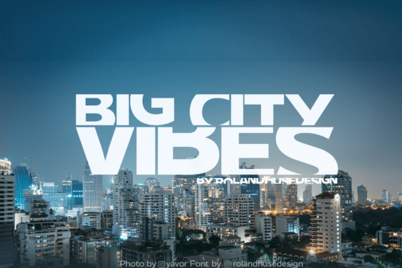 Big City Vibes: The Cut-Off Display Font for Bold Visual Statements