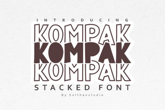 Evaluating Kompak: A Playful Display Font for Bold Visual Statements