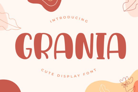 Grania: A Playful Display Font for Creative Projects