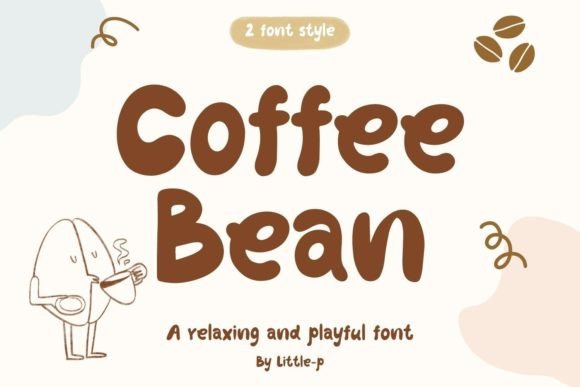 Introducing Coffee Bean: The Playful Groovy Font Redefining Modern Visual Identity