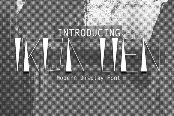 Iron Lien: A Bold Display Font for Modern Brand Identity