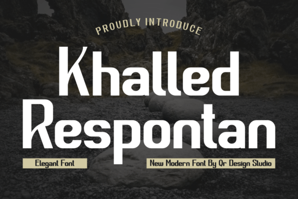 Khalled Respontan: Bold Typography for Modern Brands