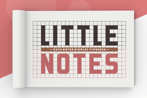 Little Notes: A Playful Display Font for Creative Projects
