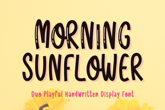 Morning Sunflower: A Bold, Quirky Font for Creative Brands