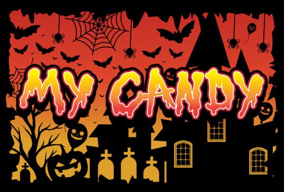 My Candy: The Horror Display Font for Spooky Designs