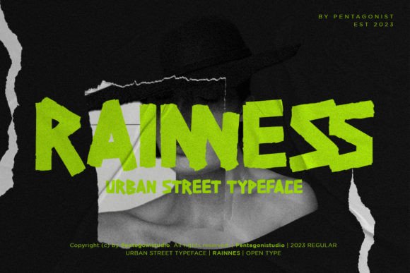Rainness Font: Urban Style Meets Elegant Branding