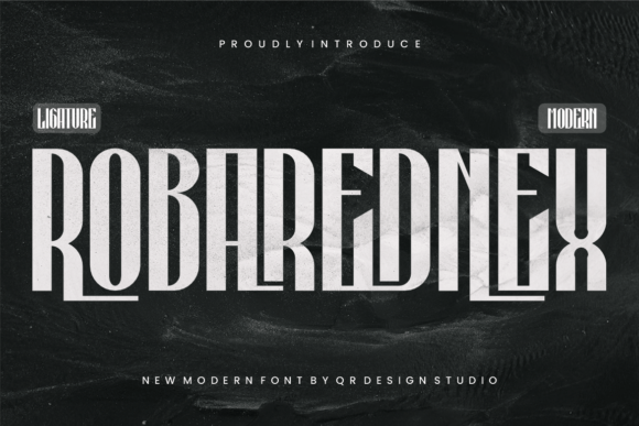 Robarednex: A Bold Display Font for Modern Branding