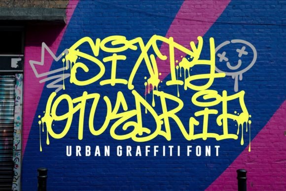 Sixty Onedrip: Urban Typography Redefined