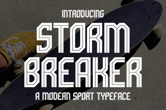 Storm Breaker: The Bold Display Font Built for Real-World Branding