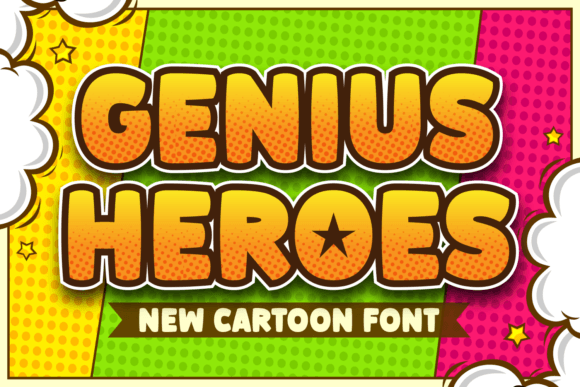 Unleashing Bold Creativity with Genius Heroes Display Font