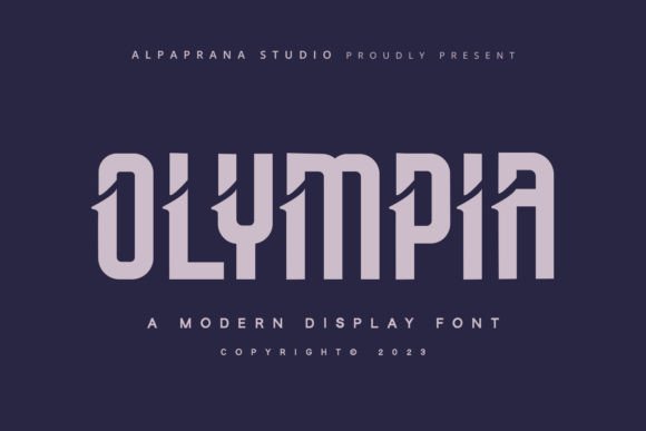 Unlocking Modern Brand Identity with the Olympia Display Font